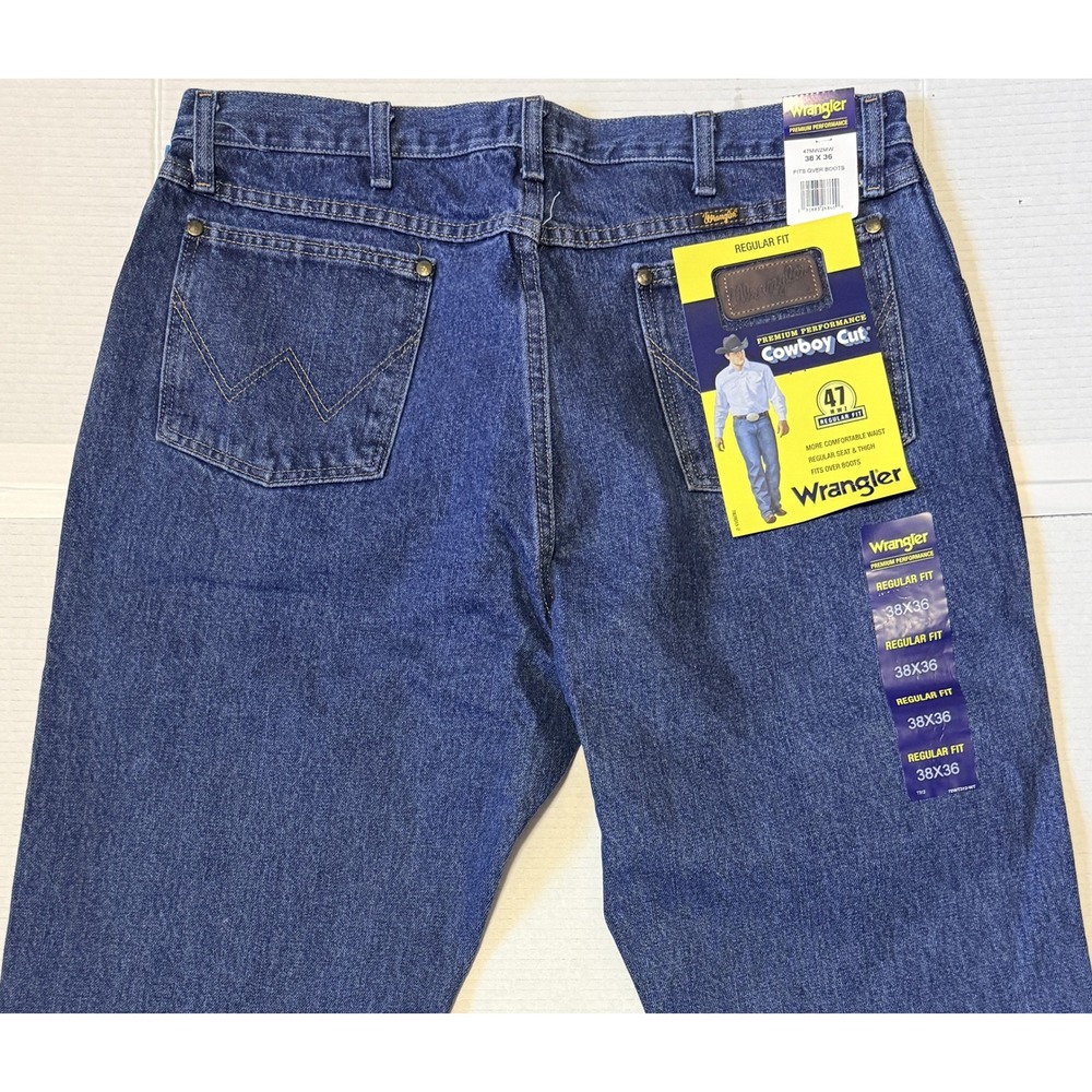 WRANGLER Cowboy Cut - Men's Jeans - Regular Fit Bootcut 47MWZMW - 38x36 NWT NEW